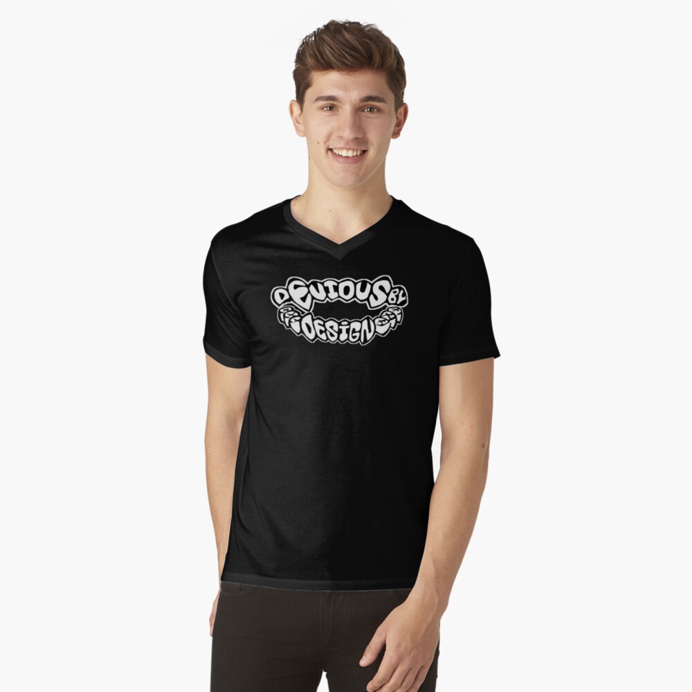 Item preview, V-Neck T-Shirt designed and sold by burnd4life.