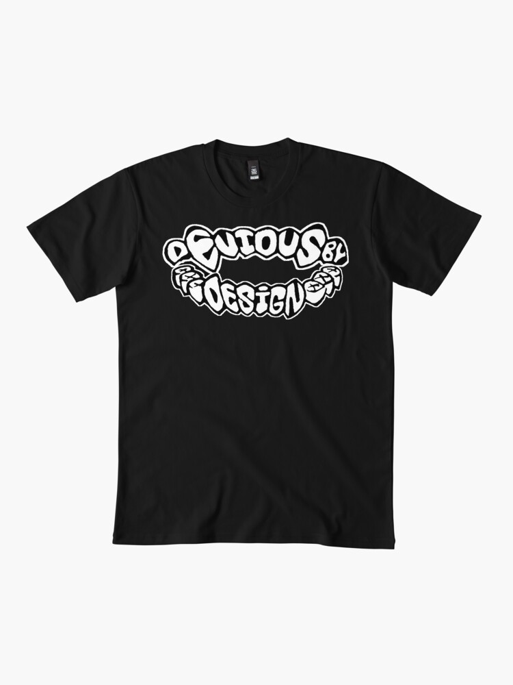 Thumbnail 2 of 4, Premium T-Shirt, Devious By Design Grin designed and sold by burnd4life.