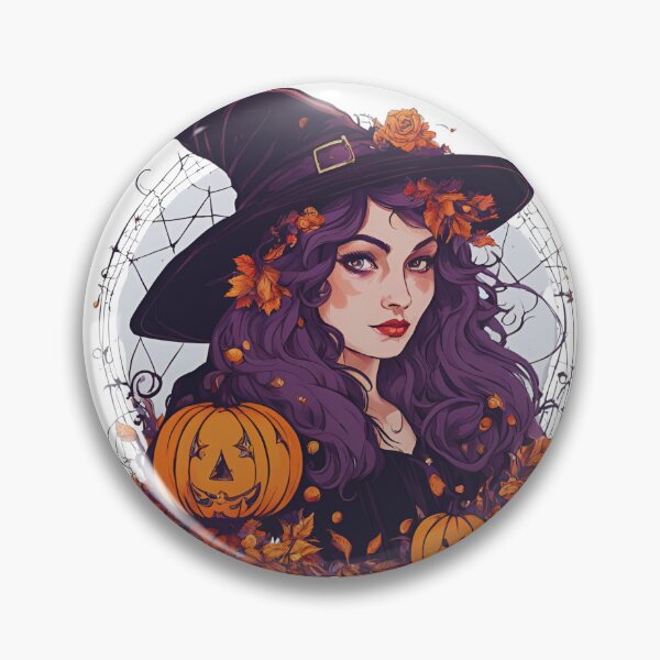 Item preview, Witchy Halloween | Halloween | Cute Witch | Halloween witch | Pumpkin Witch designed and sold by FitEnvy.
