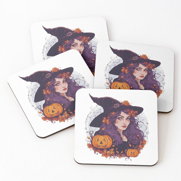 Item preview, Witchy Halloween | Halloween | Cute Witch | Halloween witch | Pumpkin Witch designed and sold by FitEnvy.