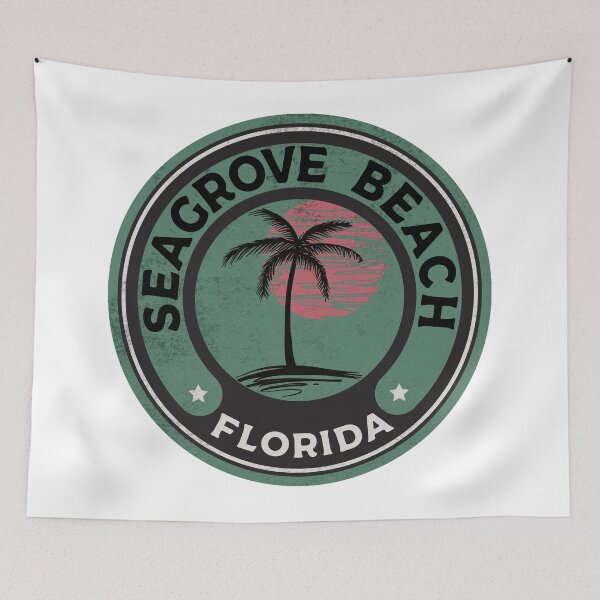 Aperçu de l'œuvre Plage Floride 30 A Emerald Coast Panhandle Palmiers créée et vendue par DESTINATIONS DECAL.