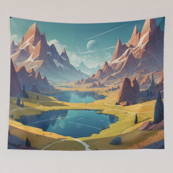 Item preview, Geometrical landscape in another world designed and sold by CreativPurpose.