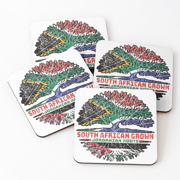 Item preview, Jordanian Jordan South African South Africa Tree Roots Flag designed and sold by FlagX.