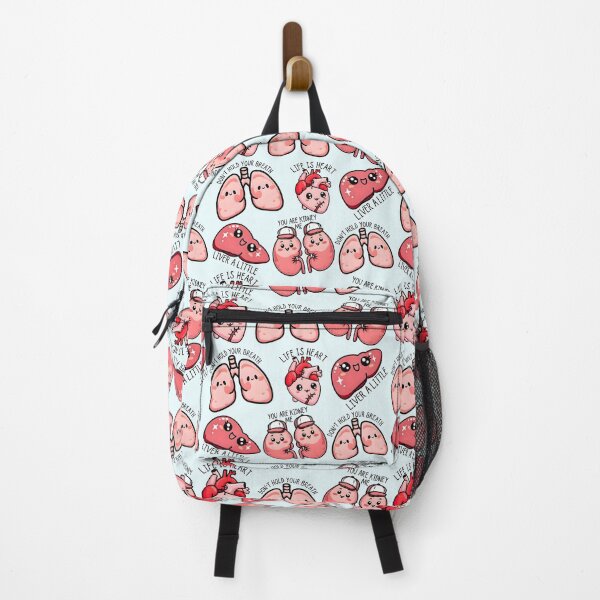 Item preview, Funny Kawaii Organs Sticker Pack snd pattern - Cute Medical doctor and nursing puns designed and sold by Unitepeople.