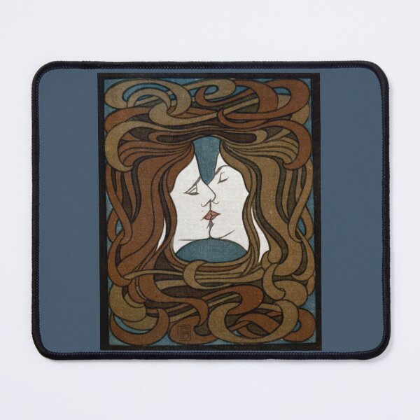 Item preview, Two Women Kissing, by Peter Behrens (1898) designed and sold by Matthew Kinnersly.