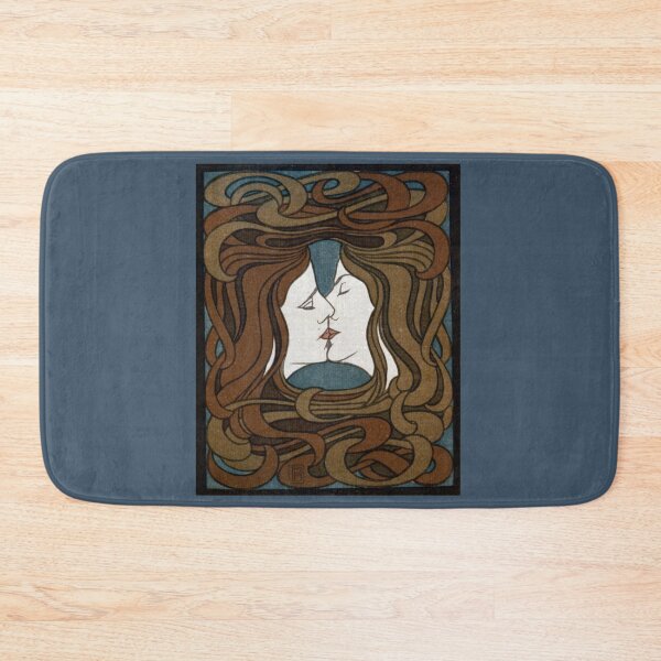 Item preview, Two Women Kissing, by Peter Behrens (1898) designed and sold by Matthew Kinnersly.