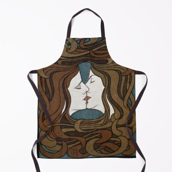 Item preview, Two Women Kissing, by Peter Behrens (1898) designed and sold by Matthew Kinnersly.