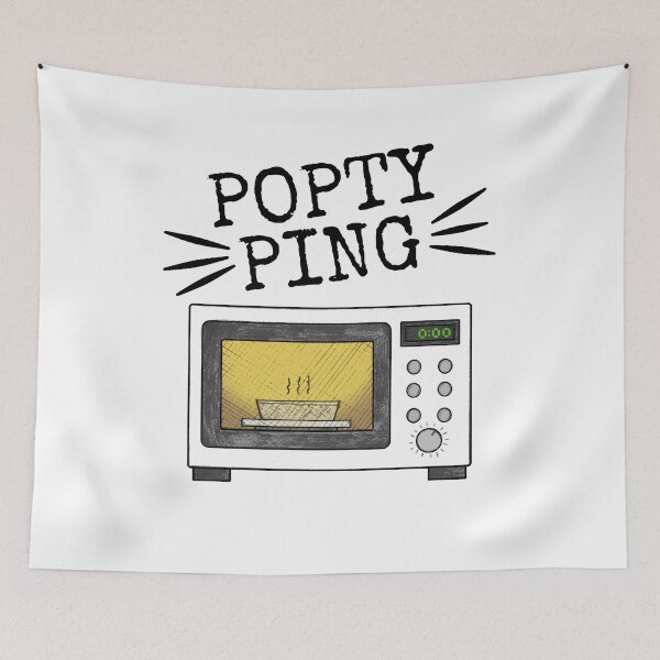 Item preview, Popty Ping, Welsh Microwave Wales Funny designed and sold by doodlerob.