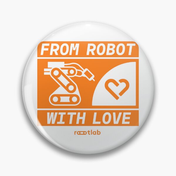 Item preview, From Robot With Love V.3 (orange) designed and sold by rootlabtx.