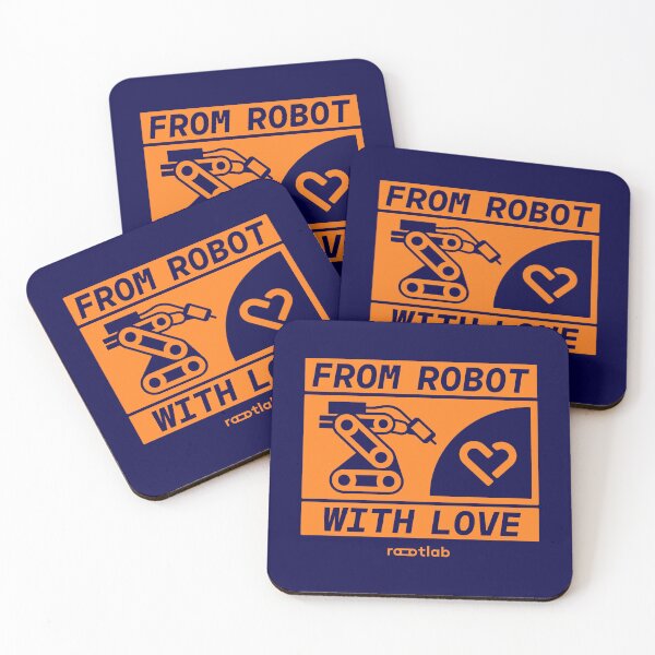 Item preview, From Robot With Love V.3 (orange) designed and sold by rootlabtx.