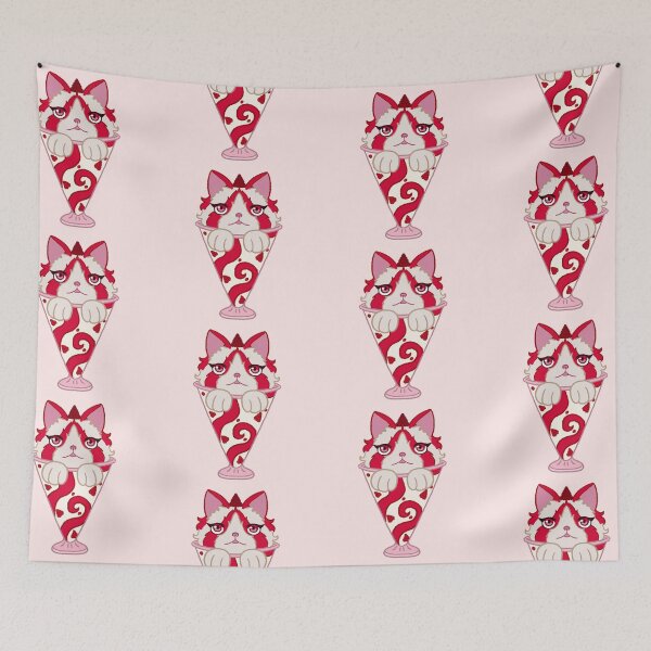 Item preview, Raspberry Swirl Ice Cream Cat (Ragdoll) designed and sold by RainDesignz.