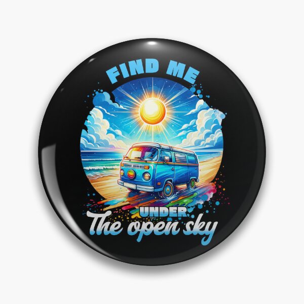 Item preview, Find Me Under the Open Sky - Van Life Beach Design designed and sold by CALIMASHIRTS.