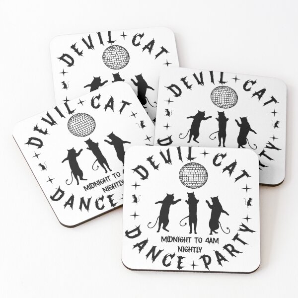 Item preview, Devil Cat Dance Party designed and sold by 36Monsters.