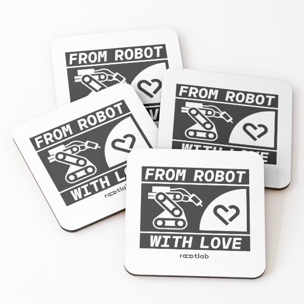 Item preview, From Robot With Love V.3 (black) designed and sold by rootlabtx.