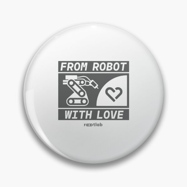 Item preview, From Robot With Love V.3 (grey) designed and sold by rootlabtx.