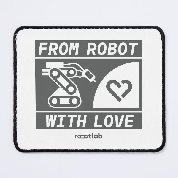 Item preview, From Robot With Love V.3 (grey) designed and sold by rootlabtx.