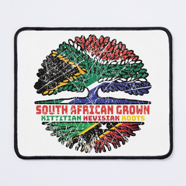 Item preview, Saint Kitts and Nevis Kittitian Nevisian South African South Africa Tree Roots Flag designed and sold by FlagX.