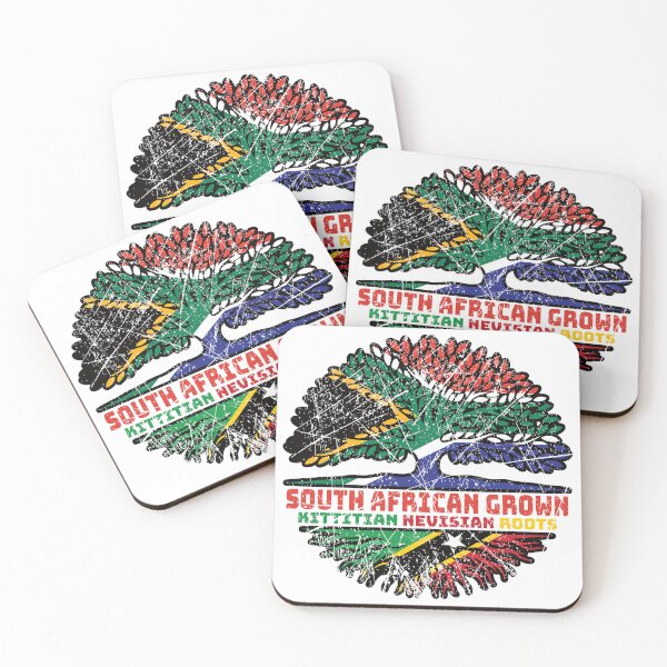 Item preview, Saint Kitts and Nevis Kittitian Nevisian South African South Africa Tree Roots Flag designed and sold by FlagX.