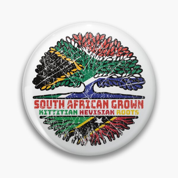 Item preview, Saint Kitts and Nevis Kittitian Nevisian South African South Africa Tree Roots Flag designed and sold by FlagX.