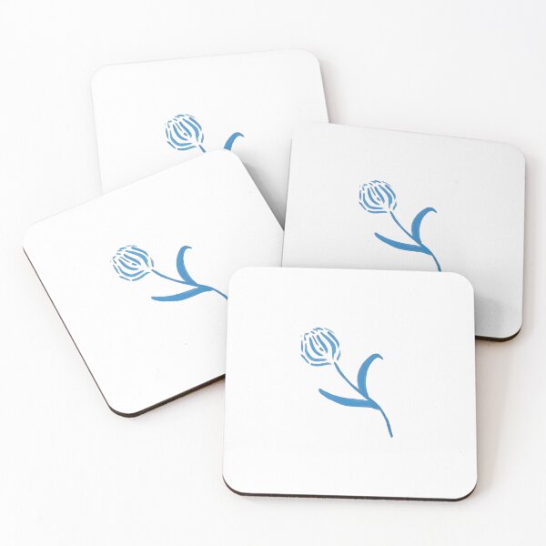 Item preview, Simple Blue Tulip designed and sold by therosiegarden.