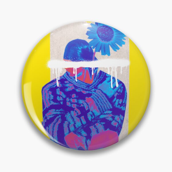 Item preview, Blurry Ft. Flowers Ft. Neon. Pink and Blue designed and sold by MonsoonartsbyM.
