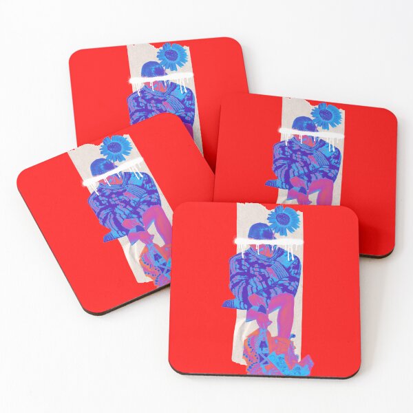 Artikelvorschau, Unscharf ft. Blumen ft. Neon. Pink und Blau entworfen und verkauft von MonsoonartsbyM.