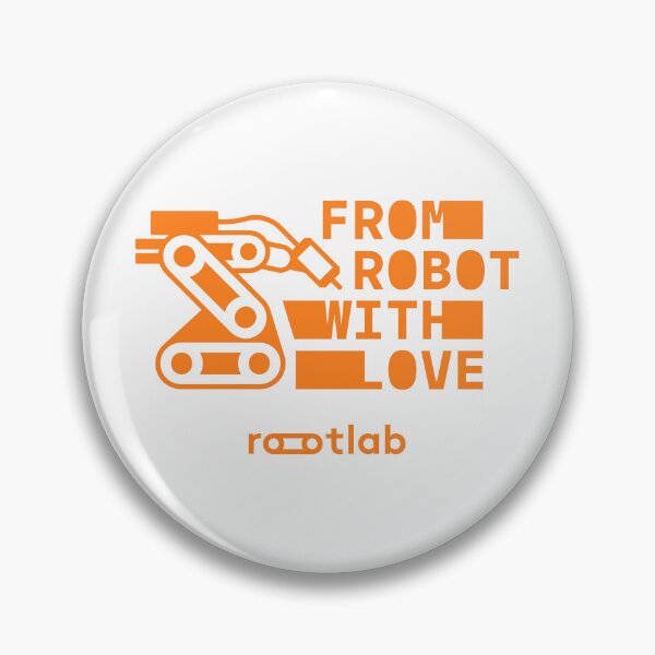 Item preview, From Robot With Love V.2 (orange) designed and sold by rootlabtx.