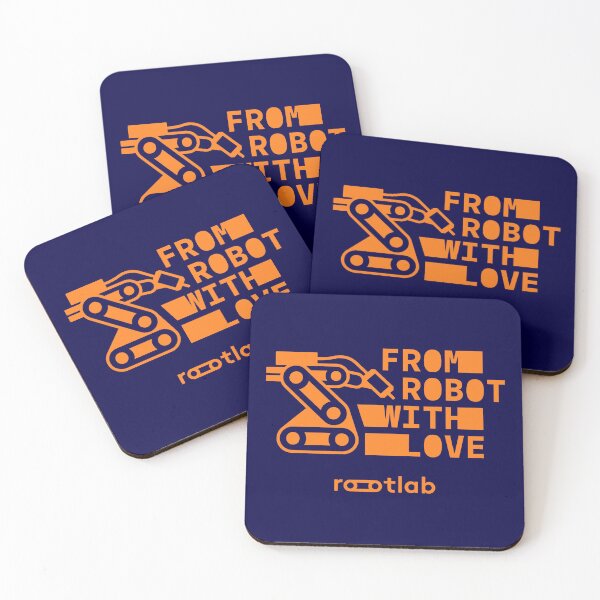 Item preview, From Robot With Love V.2 (orange) designed and sold by rootlabtx.