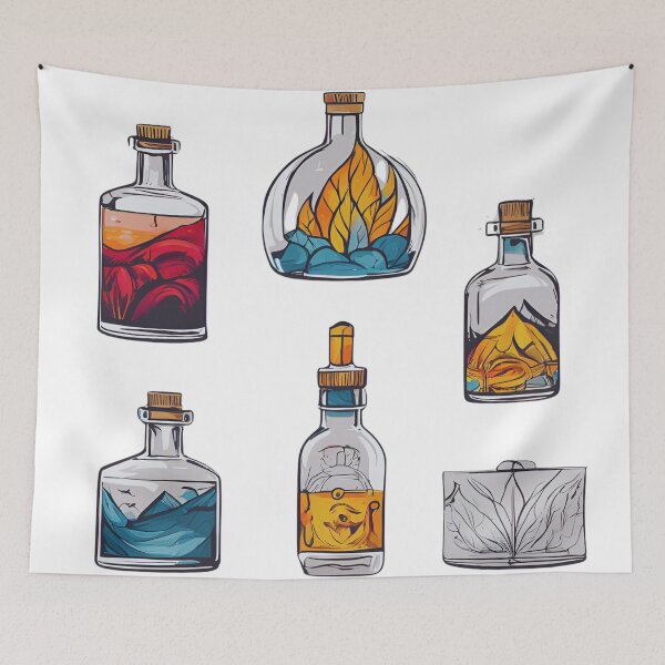 Item preview, Apothecary Bottles | Spirits |  bottles | apothecary | witchy world |  designed and sold by FitEnvy.