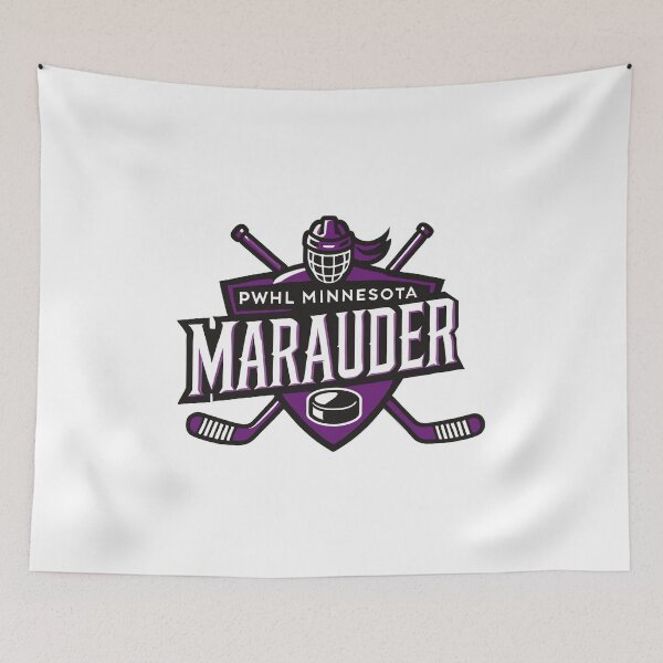 Item preview, PWHL Minnesota Marauder - Bold Hockey Concept Design designed and sold by ObjCrea123.