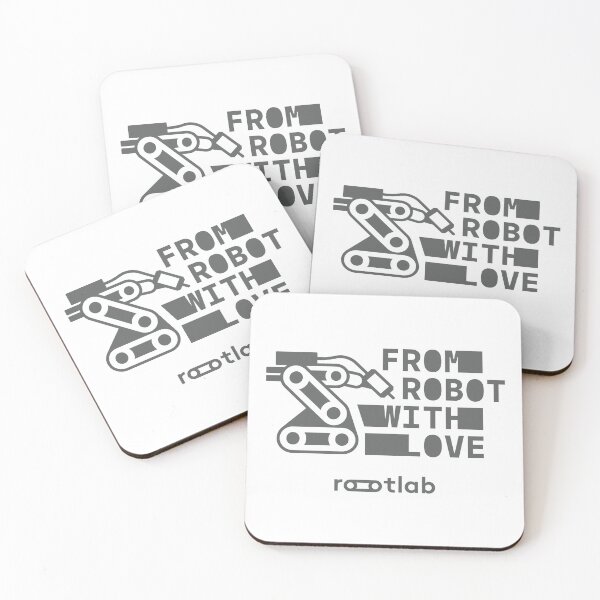 Item preview, From Robot With Love V.2 (grey) designed and sold by rootlabtx.