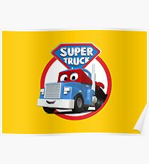 Carl le Super Truck à Car City Poster