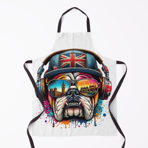 Item preview, Cute Colorful English British Bulldog Pop Art designed and sold by MERCH HQ.