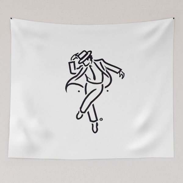 Item preview, Sleek Dancer - Line Art - Pop Music designed and sold by Fenay Designs.