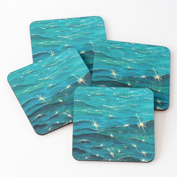 Item preview, Sparkling Ocean Waves designed and sold by MelMarieArt.