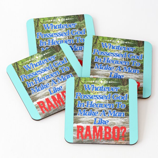 Item preview, Rambo First Blood, Stallone, Movie Quotes 80s designed and sold by MountainAndSea.