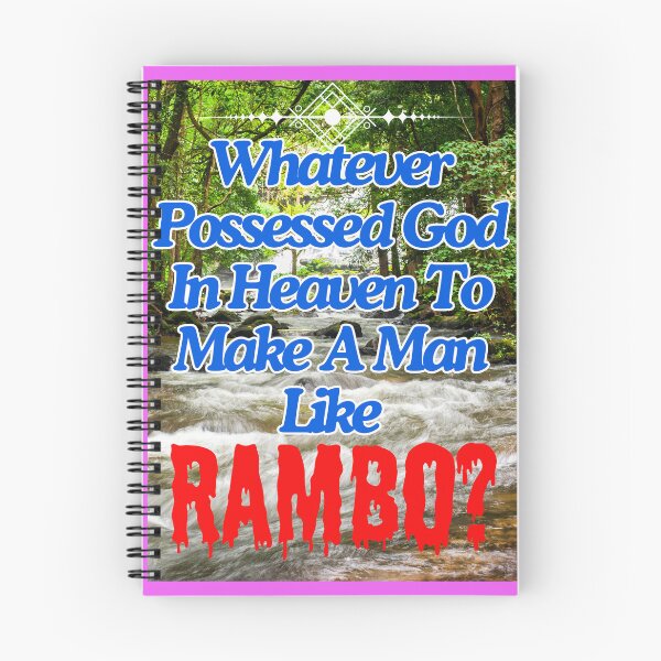 Item preview, Rambo First Blood, Stallone, Movie Quotes 80s designed and sold by MountainAndSea.
