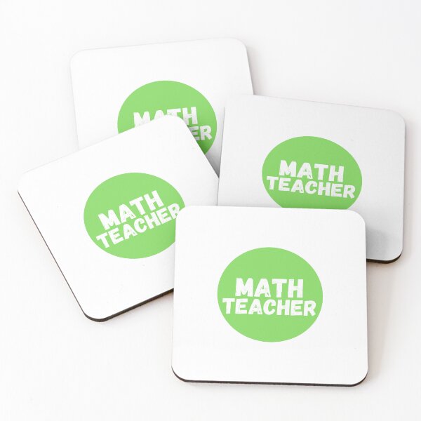 Item preview, Math Teacher  designed and sold by CharmStudio.