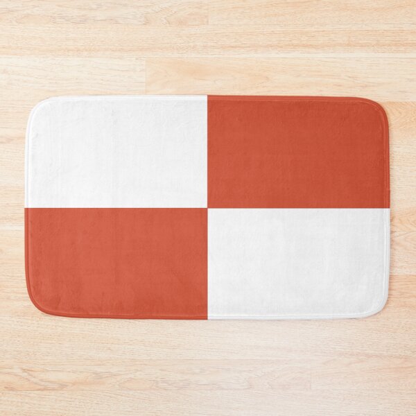Item preview, TENNIS COURT CLAY and WHITE LARGE CHECKERS designed and sold by RachelMacht.