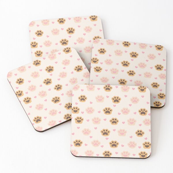 Item preview, Cute cat paws and hearts designed and sold by MatysDesign.