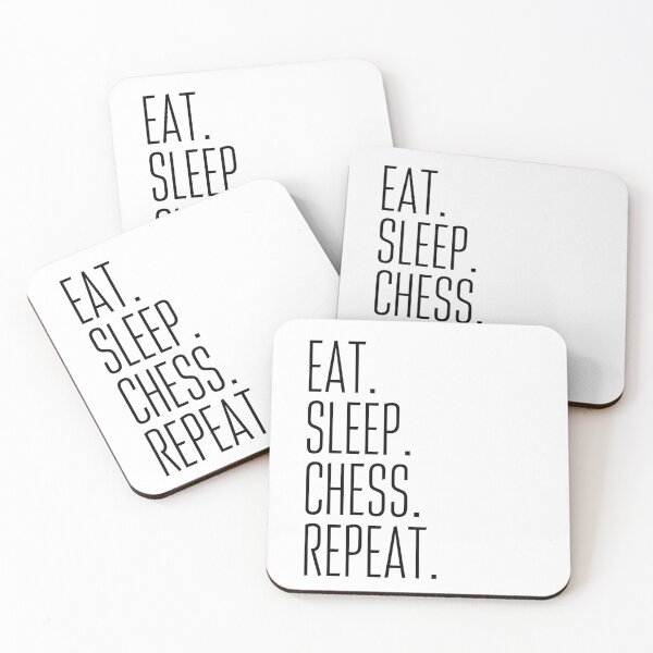 Item preview, Eat Sleep Chess Repeat designed and sold by Amzg-Designs.