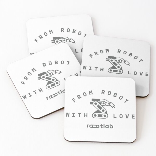 Item preview, From Robot With Love V.1 (grey) designed and sold by rootlabtx.