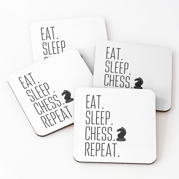 Item preview, Eat Sleep Chess Repeat designed and sold by Amzg-Designs.