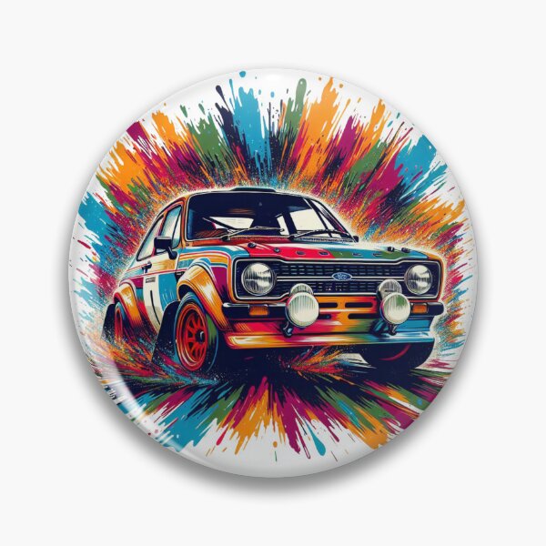 Item preview, Classic Rally vintage car iconic Escort MK1 designed and sold by MERCH HQ.