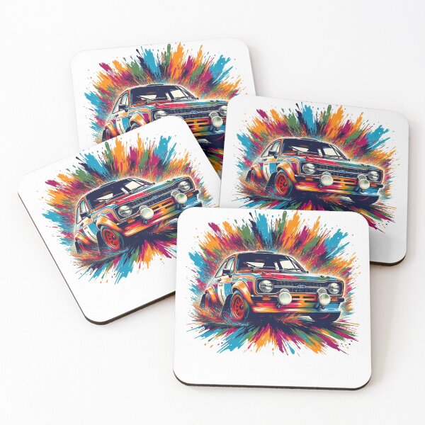 Item preview, Classic Rally vintage car iconic Escort MK1 designed and sold by MERCH HQ.
