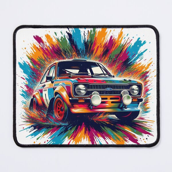 Item preview, Classic Rally vintage car iconic Escort MK1 designed and sold by MERCH HQ.