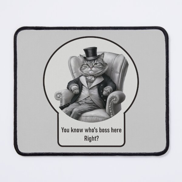 Item preview, The Cat is the Boss designed and sold by Attic-Junk.