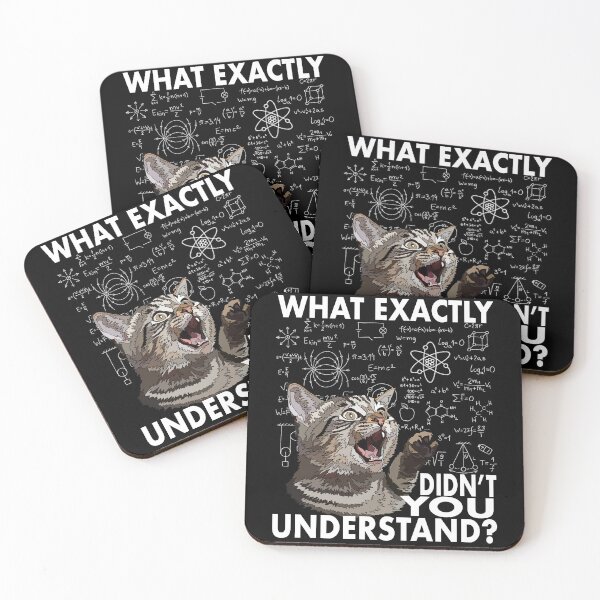 Item preview, Funny Physics Science Cat designed and sold by Just-Arts-4U.