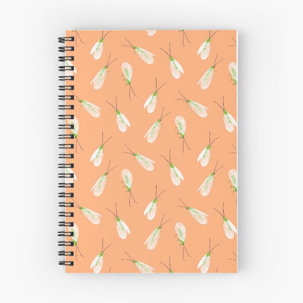 Item preview, Green Lacewings Peach Background designed and sold by Ornaglyphology.