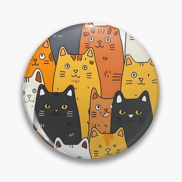 Item preview, Colorful Cats Pattern designed and sold by xiao xuans.